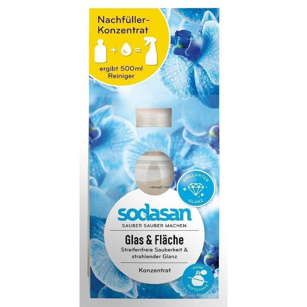 Solutie concentrata pentru curatarea geamurilor 100ml Sodasan