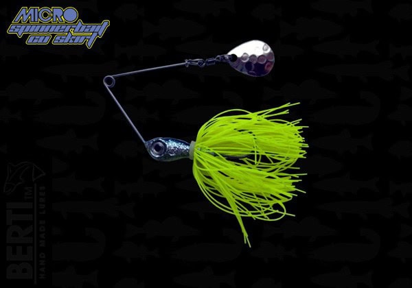 Micro Spinnerbait Berti cu Skirt Siliconic 3.5gr