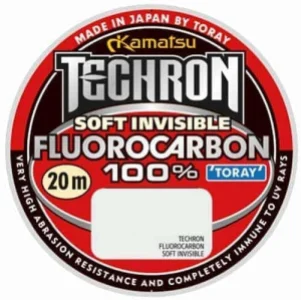 Fluorocarbon 100% Techron Soft Invisible 20m 0.128mm/1.75kg