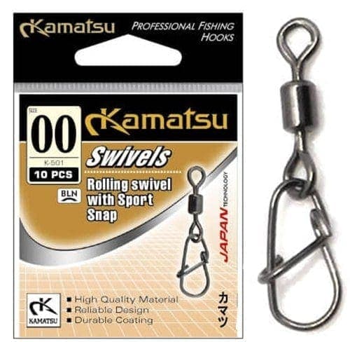 Agrafa Kamatsu Sport cu vartej K-501 (10buc/plic)