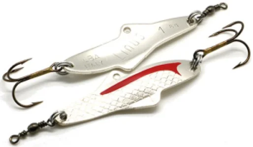 Lingurita Oscilanta Ilba Linus Nr.2 8cm/15gr Silver/Red