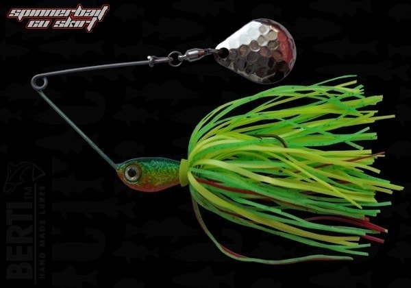 Spinnerbait Berti cu Skirt Siliconic si Paleta Colorado nr.2 7gr