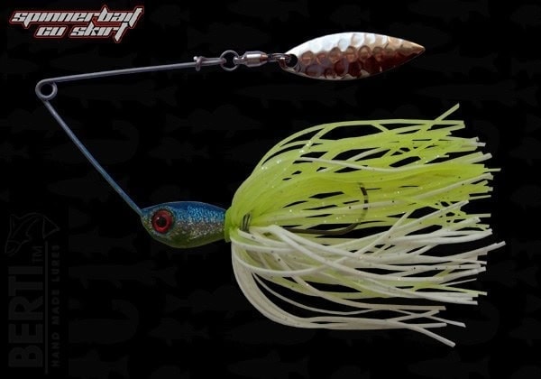 Spinnerbait Berti cu Skirt Siliconic si Paleta Salcie nr.1 7gr