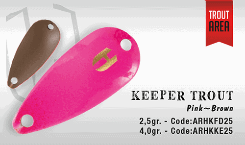 Lingurita Oscilanta Herakles Keeper Trout Single Hook 3cm/2.5gr