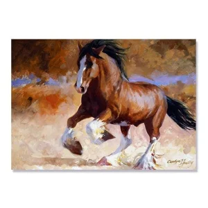 Tablou Canvas - Cursa lui Rumi, Cal, Animal