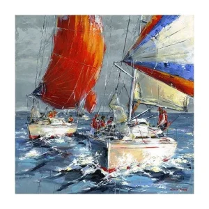 Tablou Canvas - Nautic, Vapor, Mare, Retro