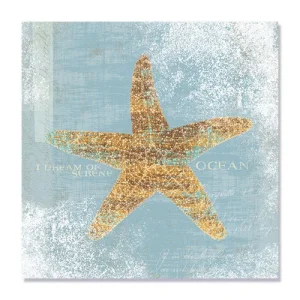 Tablou Canvas - Stea de mare, Animal, Albastru