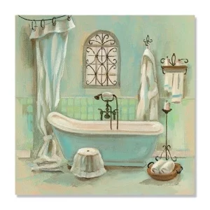 Tablou Canvas - Baie cu faianta I, Vana, Retro