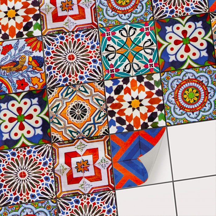 Set 100 buc. x Sticker Autocolant Faianta Decorativa "Kitchen Design" model K-FAI-90