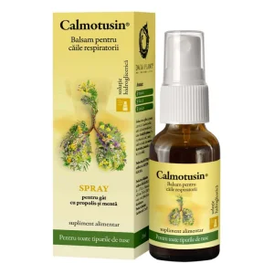 Calmotusin cu Propolis si Menta Spray Fara Alcool 20 ml Dacia Plant