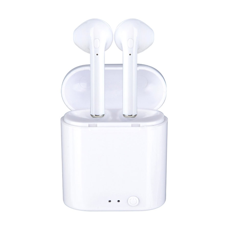 Set 2 Casti Bluetooth TWS i7 Mini, toc incarcare, Touch Control