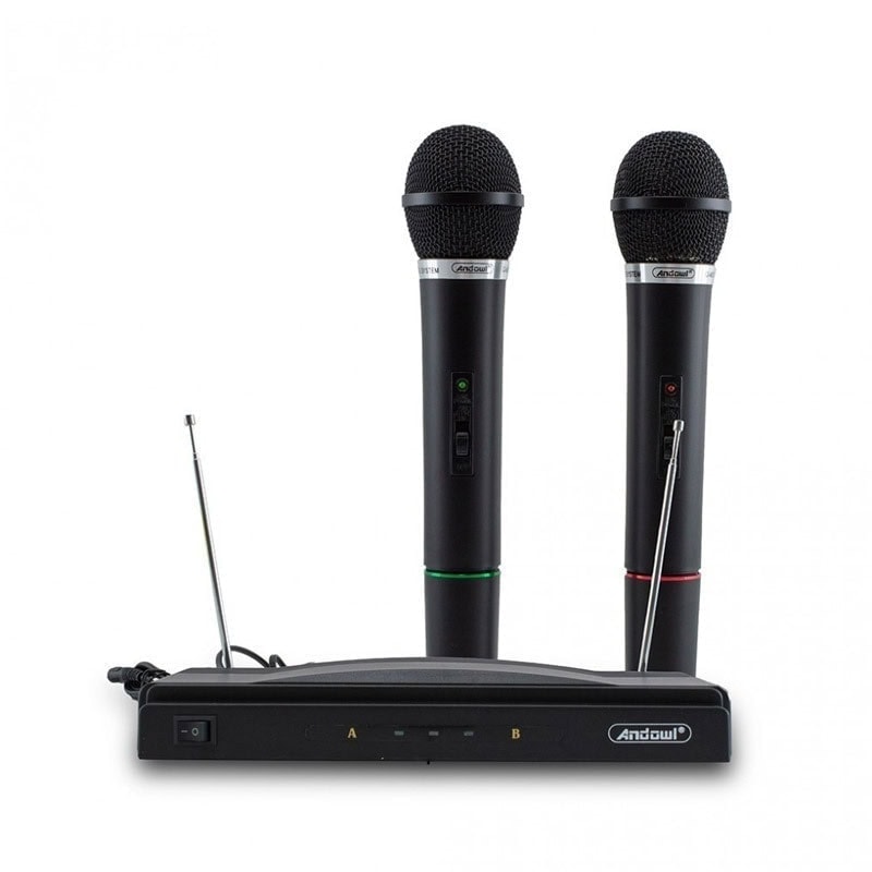 Set 2 microfoane wireless, receiver MIC590