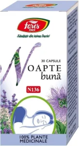 Noapte Buna 30 capsule Fares