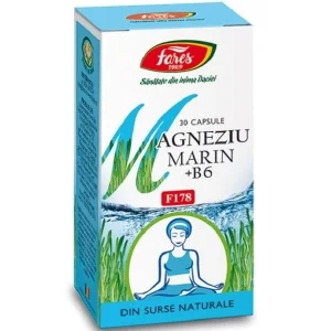 Magneziu Marin + B6 30 capsule Fares