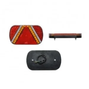 Lampa auto pentru remorca partea Dreapta cu leduri 12V 234x137x32mm cu mers inapoi , 1 buc.