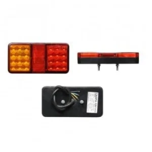 Lampa auto pentru remorca partea Dreapta/ Stanga led 12V 149x74x26mm , rosu galben , 1 buc.