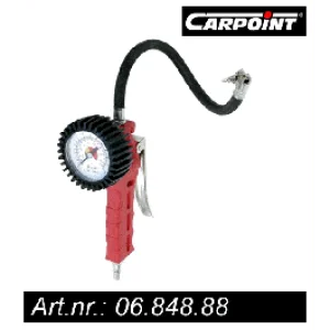 Pistol de umflat Carpoint Profesional cu manometru de 12 bar si ceas de 63mm