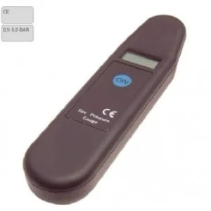 Manometru presiune aer Carpoint digital 7 bari , de plastic , lungime 145,50 mm