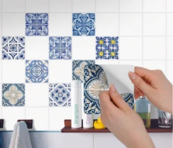 Set 100 buc. x Sticker Autocolant Faianta Decorativa "Kitchen Design" model K-FAI-27