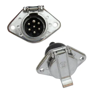 Priza remorca 24V 7 pini metal
