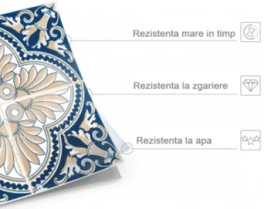 Set 100 buc. x Sticker Autocolant Faianta Decorativa "Kitchen Design" model K-FAI-17