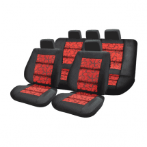 Set Huse Scaun Premium Lux - Rosu