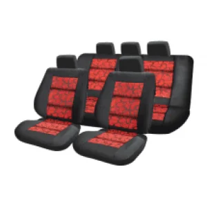 Set Huse Scaun Premium Lux - Rosu