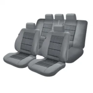 Set Huse Scaun Premium Lux Gri M02