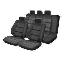 Set Huse Scaun Premium Lux Negru M01