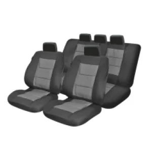Set Huse Scaun Premium Lux Negru M02