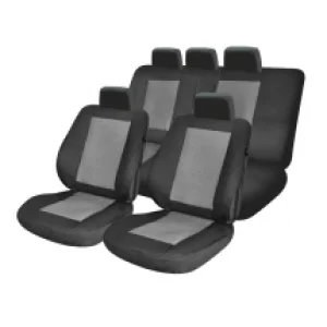 Set Huse Scaun Lux Negru M02