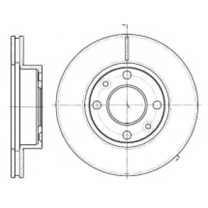 Disc Frana Fata  Ventilat Sn./Slz.