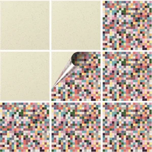 Set 100 buc. x Sticker Autocolant Faianta Decorativa "Kitchen Design" model K-FAI-881