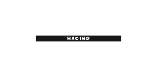 Abtibild parasolar "RACING" parbriz/luneta  diverse culori Cod: DZ-PRS-RA - Negru DZ-PRS-RA01