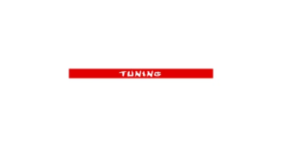 Abtibild parasolar "TUNING" parbriz/luneta  diverse culori Cod: DZ-PRS-TN - Rosu DZ-PRS-TN03