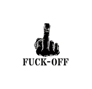 Abtibild "FUCK-OFF" Cod: XL-10