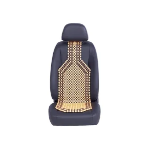 Husa scaun auto cu bile din lemn - 127x38cm