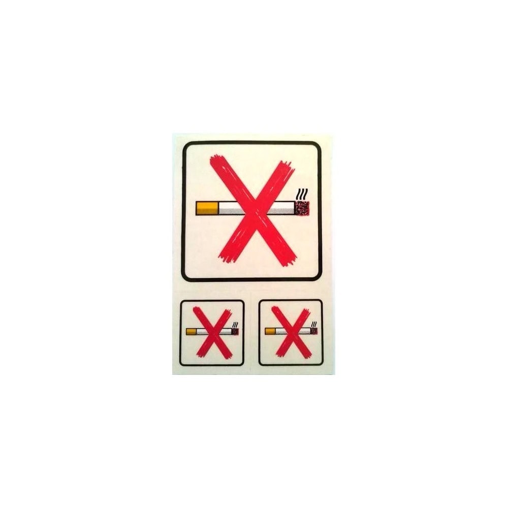 Abtibild   "Set fumatul interzis" Cod:DZ-13