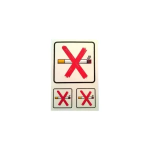 Abtibild   "Set fumatul interzis" Cod:DZ-13