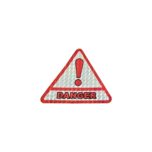 Abtibild reflectorizant  triunghi mic -DANGER  Cod:AN14