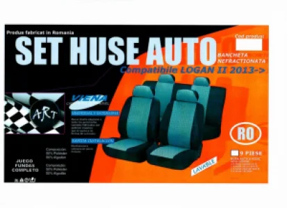 Husa auto compatibile Dacia Sandero-Stepway 2019-> FRACTIONATA. Calitate Premium