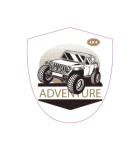 Abtibild "ADVENTURE  4X4"Cod:TAG 006 / T2