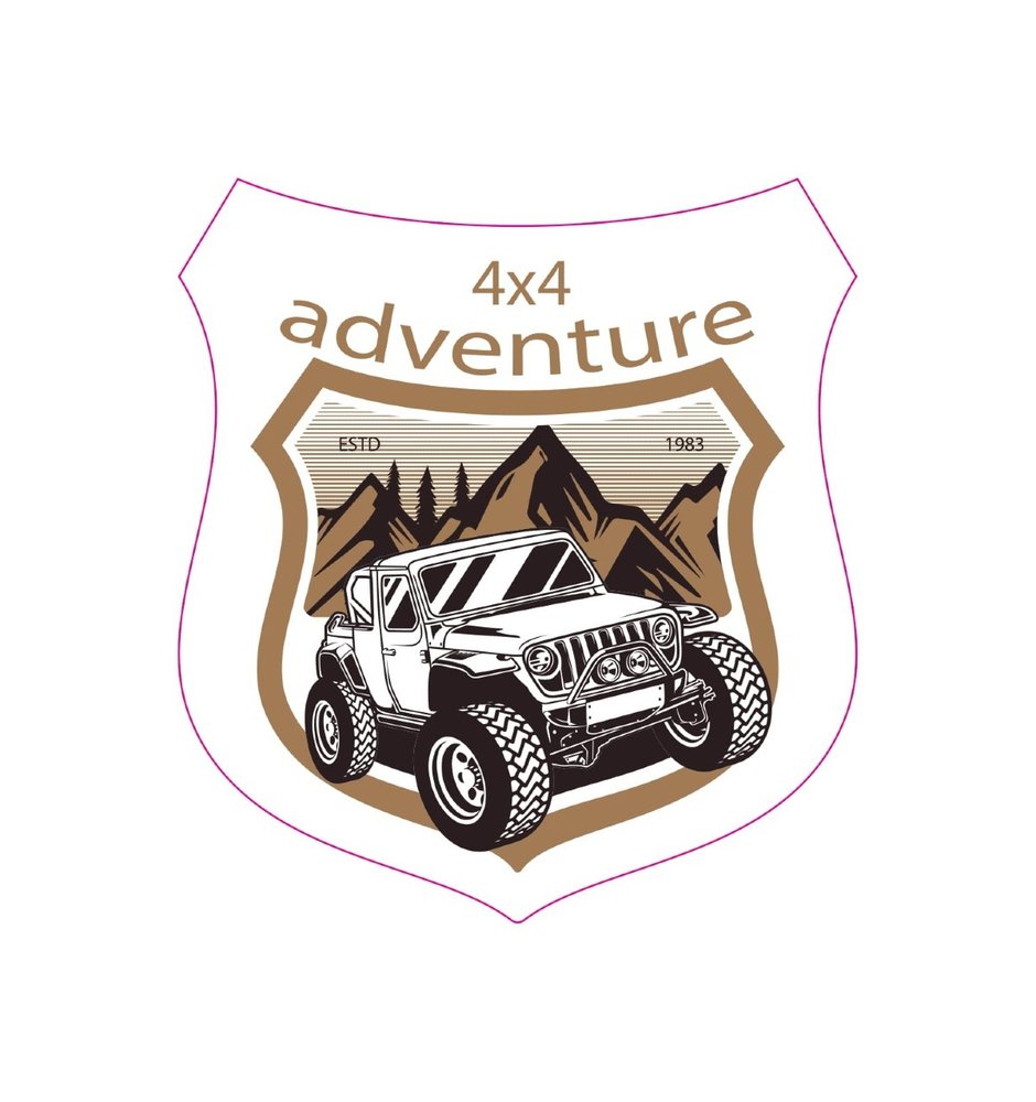 Abtibild "ADVENTURE 4X4"Cod:TAG 007 / T2