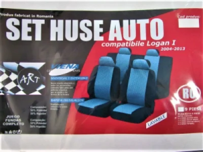 Husa auto compatibile DUSTER 2018->calitate premium -Set 9 piese - ADK03SSEL