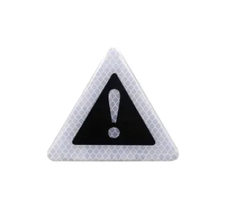 Abtibild reflectorizant triunghi diverse culori Cod:TZ-003 - Alb