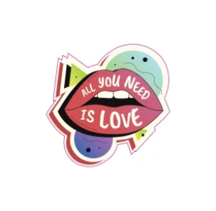 Abtibild " ALL YOU NEED IS LOVE" Cod:TAG 065/ T2