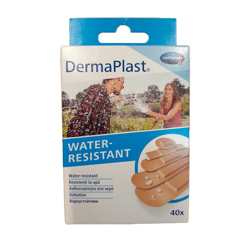 ​Plasturi dermaplast, Water Resistant, 5 dimensiuni Hartmann