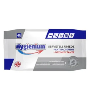 ​Servetele umede dezinfectante Hygienium 48 buc