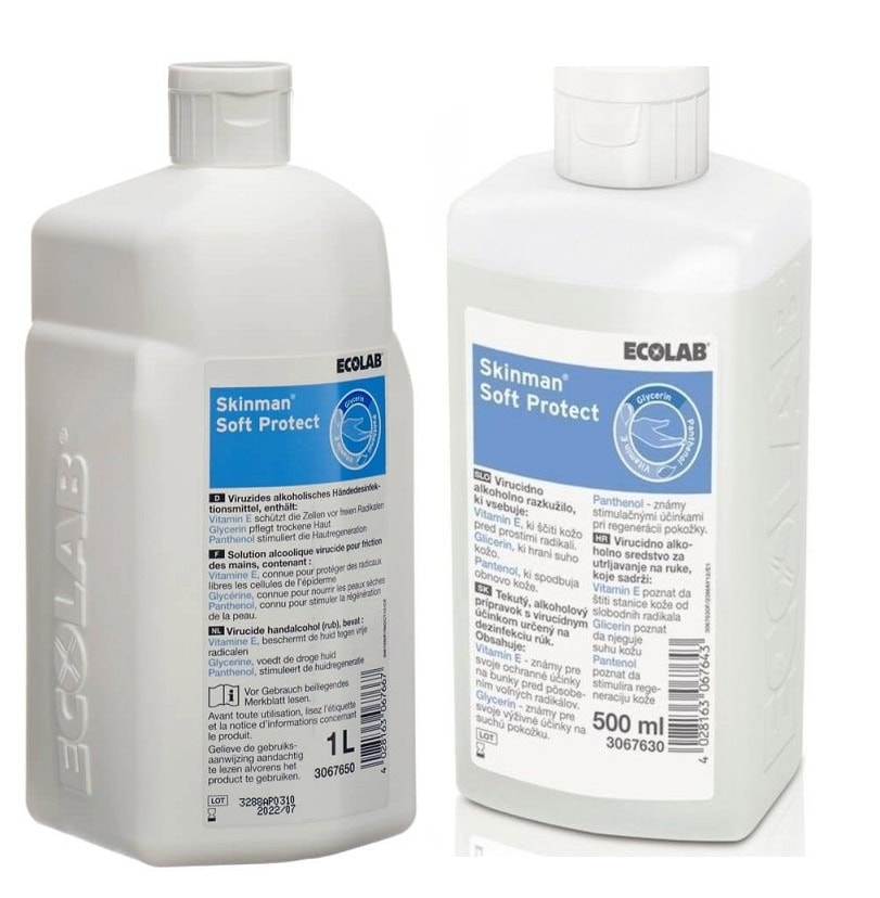 Dezinfectant virucid pentru maini Skinman Soft Protect Ecolab