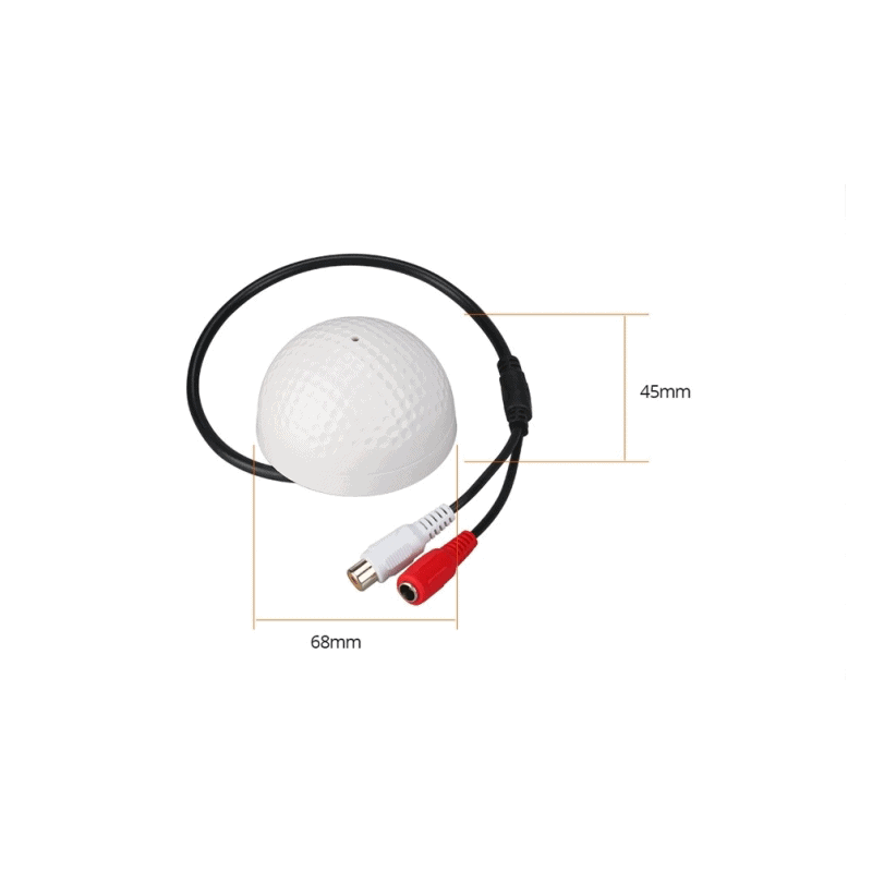 Microfon sferic pentru sisteme de supraveghere
